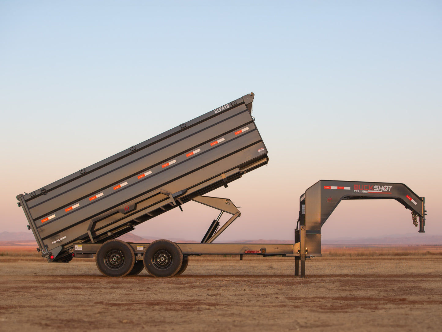 Buckshot GHI Gooseneck Dump Trailer