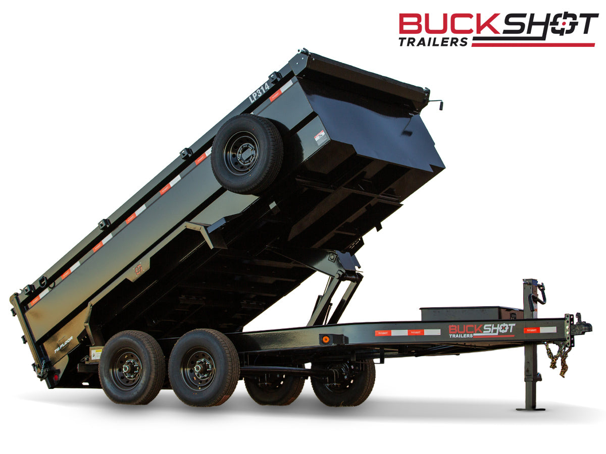 Buckshot LP Bumper Pull Dump Trailer