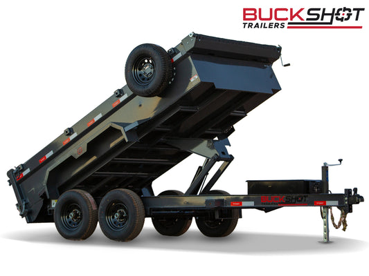 Buckshot LPF Bumper Pull Dump Trailer
