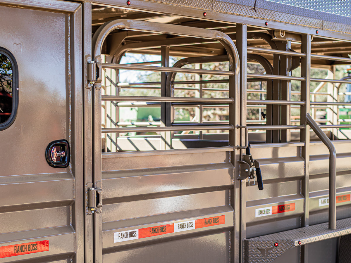 Ranch Boss 1/2 Top Gooseneck Livestock Trailer
