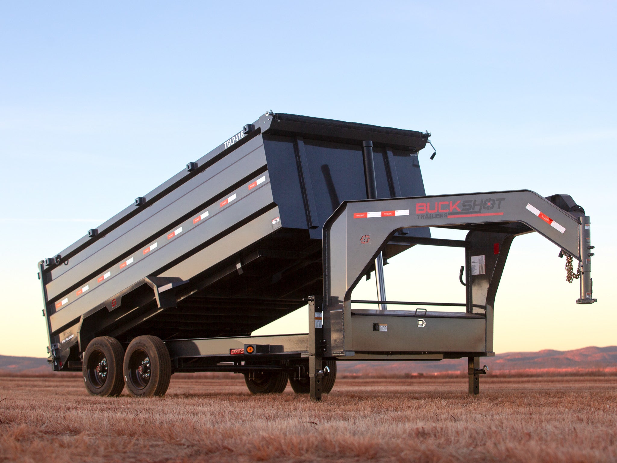 Buckshot GTI Gooseneck Dump Trailer