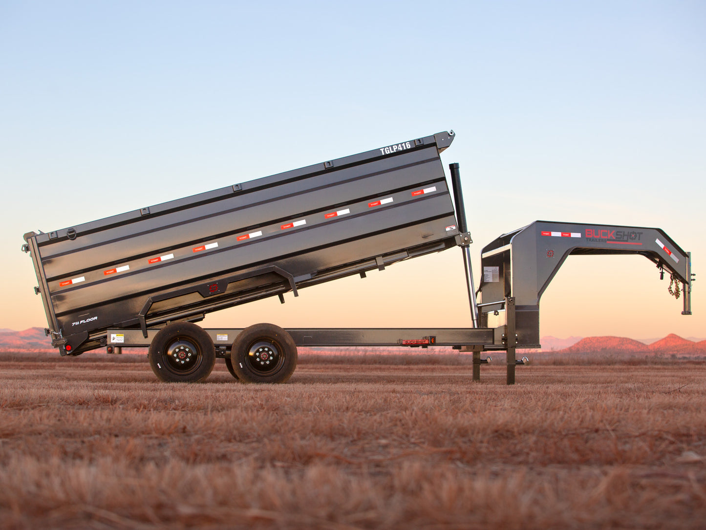 Buckshot GTI Gooseneck Dump Trailer