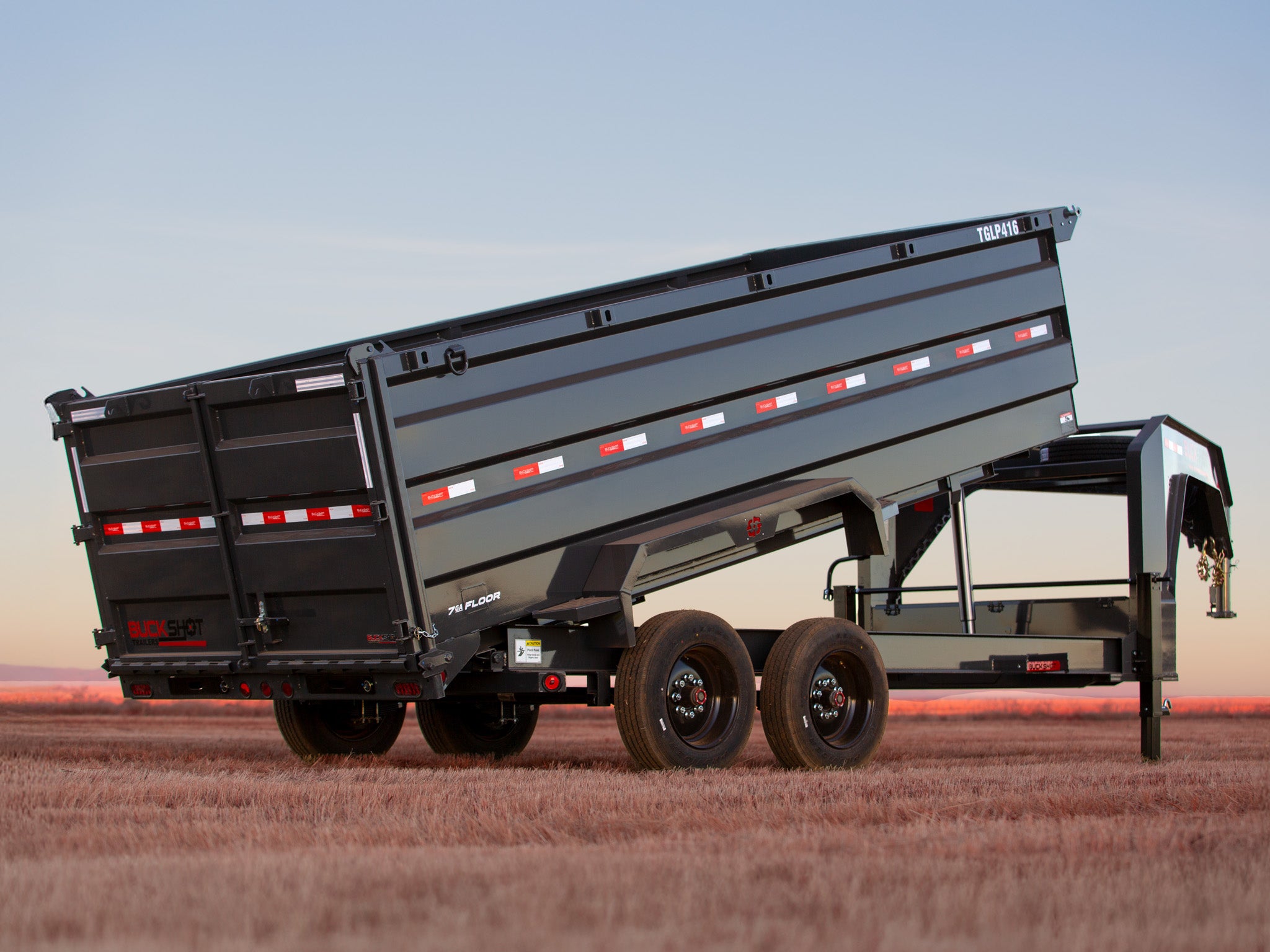 Buckshot GTI Gooseneck Dump Trailer