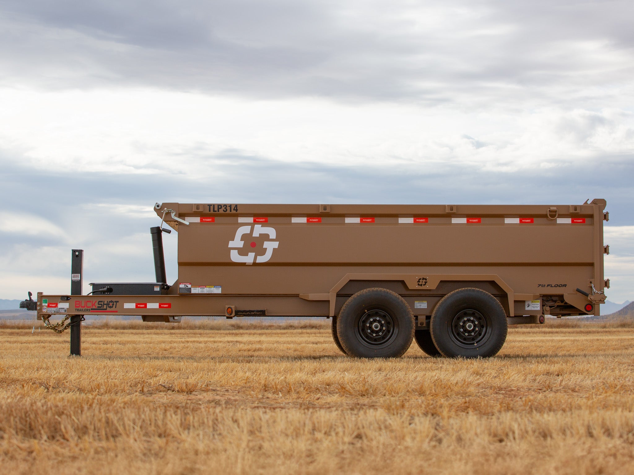 Buckshot TLP Bumper Pull Dump Trailer