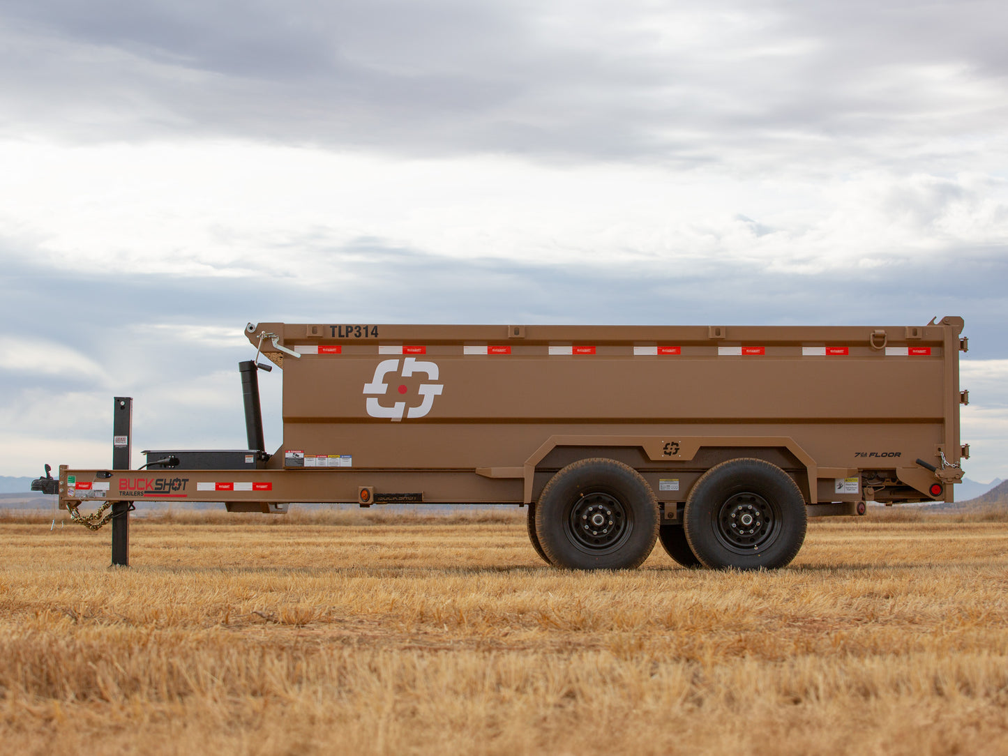 Buckshot TLP Bumper Pull Dump Trailer