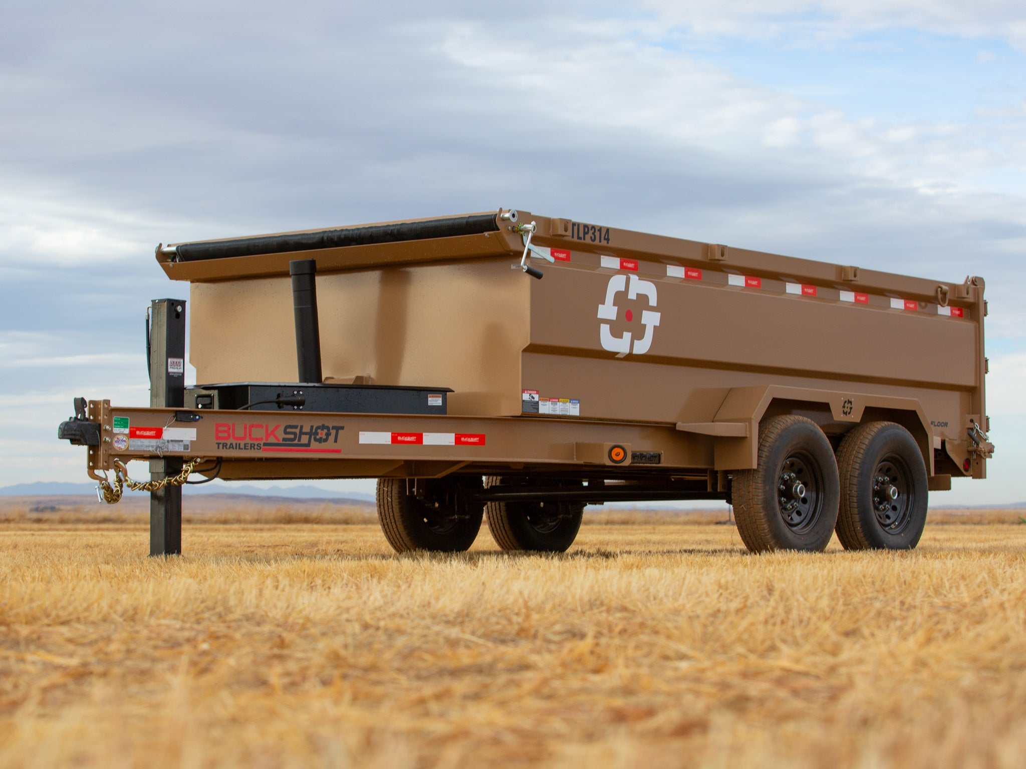 Buckshot TLP Bumper Pull Dump Trailer