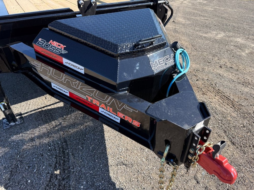 24' Horizon FFT Bumper Pull Full Deckover TIlt Trailer - (2) 10K Axles 018031