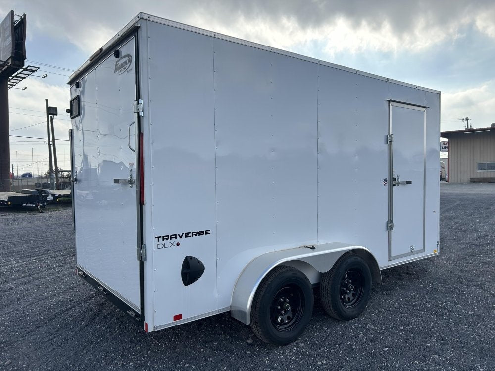 7' x 14' Traverse DLX Flat Top V Nose (2) - 3500 lb Axle 127992