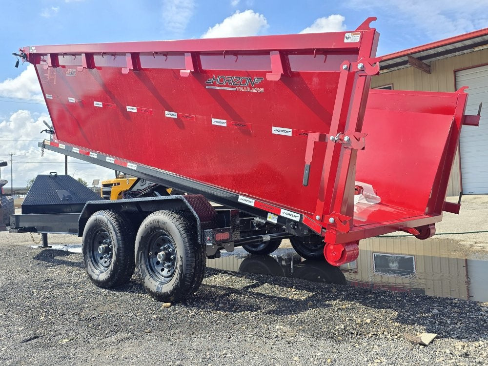 Horizon 16' RDZ BP Roll off Bundle (2) 7k Axles + 1 Bin w/ 4' Walls 7990