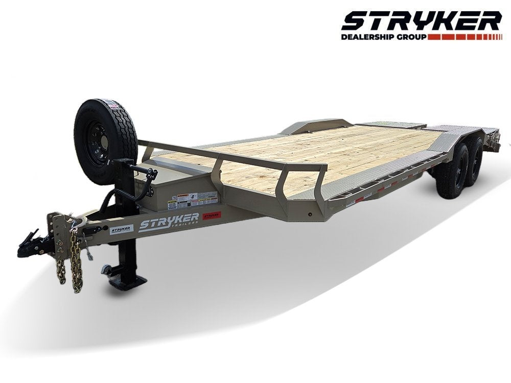 22' Stryker SET Bumper Pull Equipment Trailer DOF - (2) 7K Axles 4083