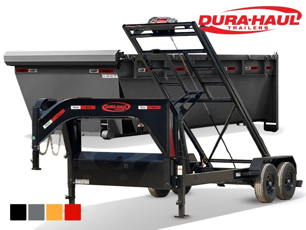 Dura Haul 16' GN Roll off Bundle (2) 7k Axles + 1 Bin w/ 4' Walls 10761
