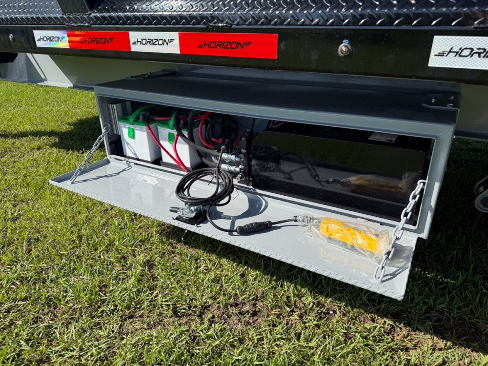 20 Horizon HZH Gooseneck Dump Trailer 48" Side Walls Hydraulic Jacks - (2) 12K Axles 016718