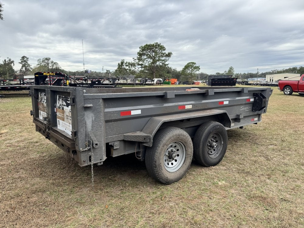 14' x 7' ED Trailers Bumper Pull Dump 986