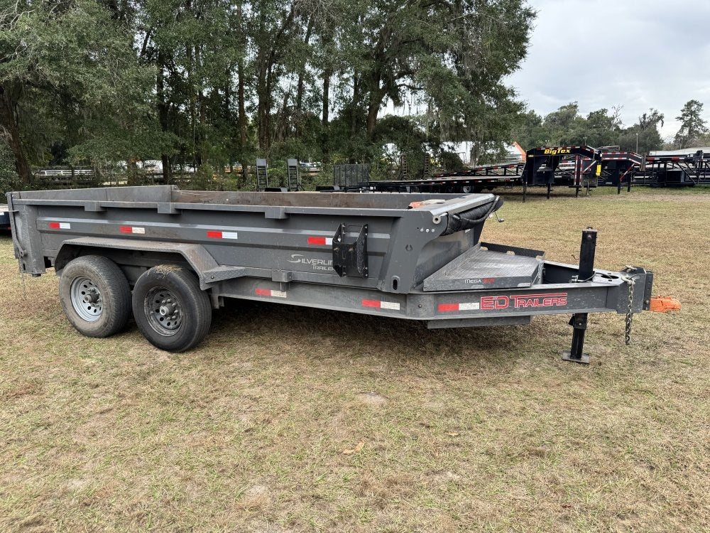 14' x 7' ED Trailers Bumper Pull Dump 986