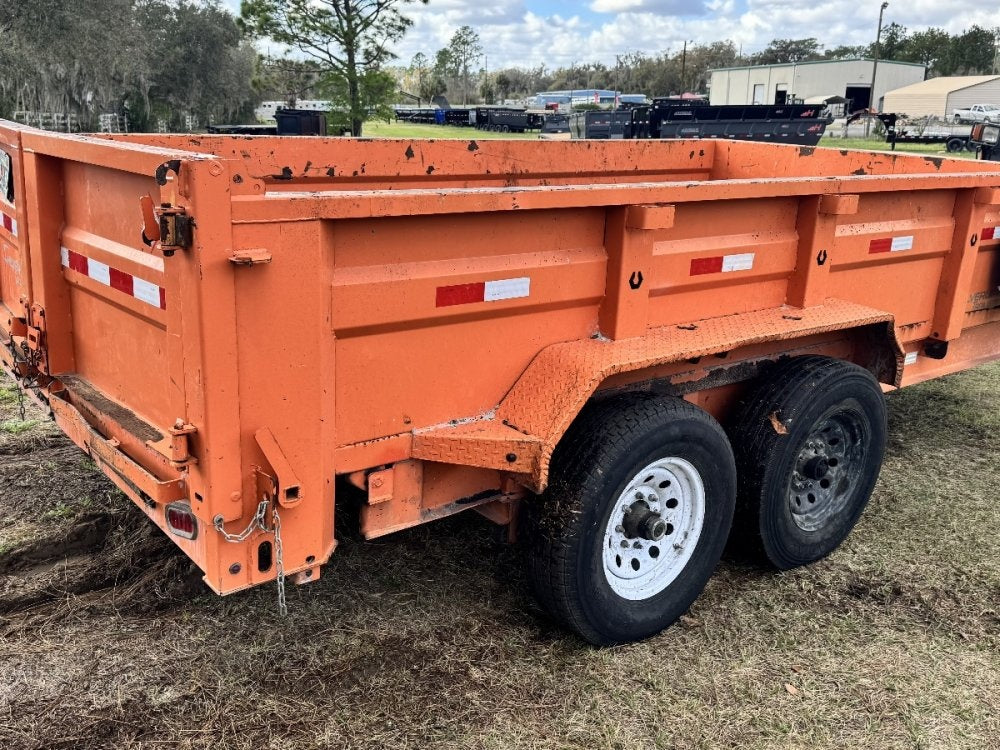 14' x 7' ED Trailers Bumper Pull Dump 881
