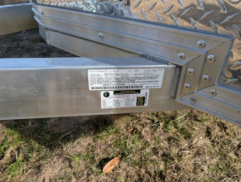 High Country 6x12 SA Aluminum Framed Enclosed Trailer (3.5K) 031895