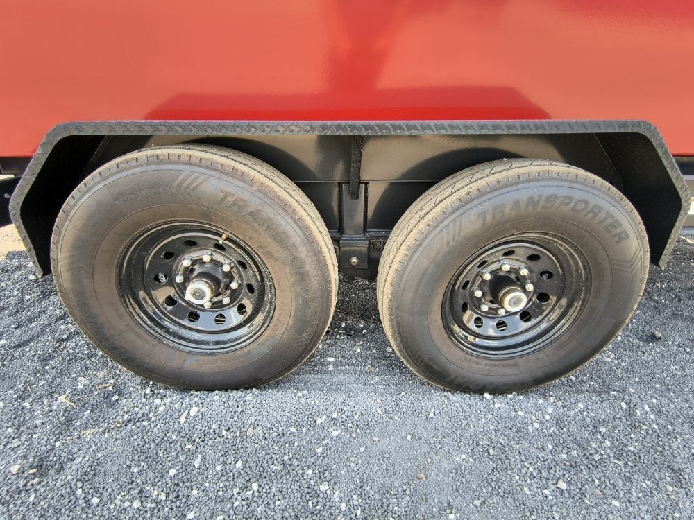 Dura Haul 14' BP Roll Off Bundle (2) 7k Axles + 3 Bin 4' Walls 01092B