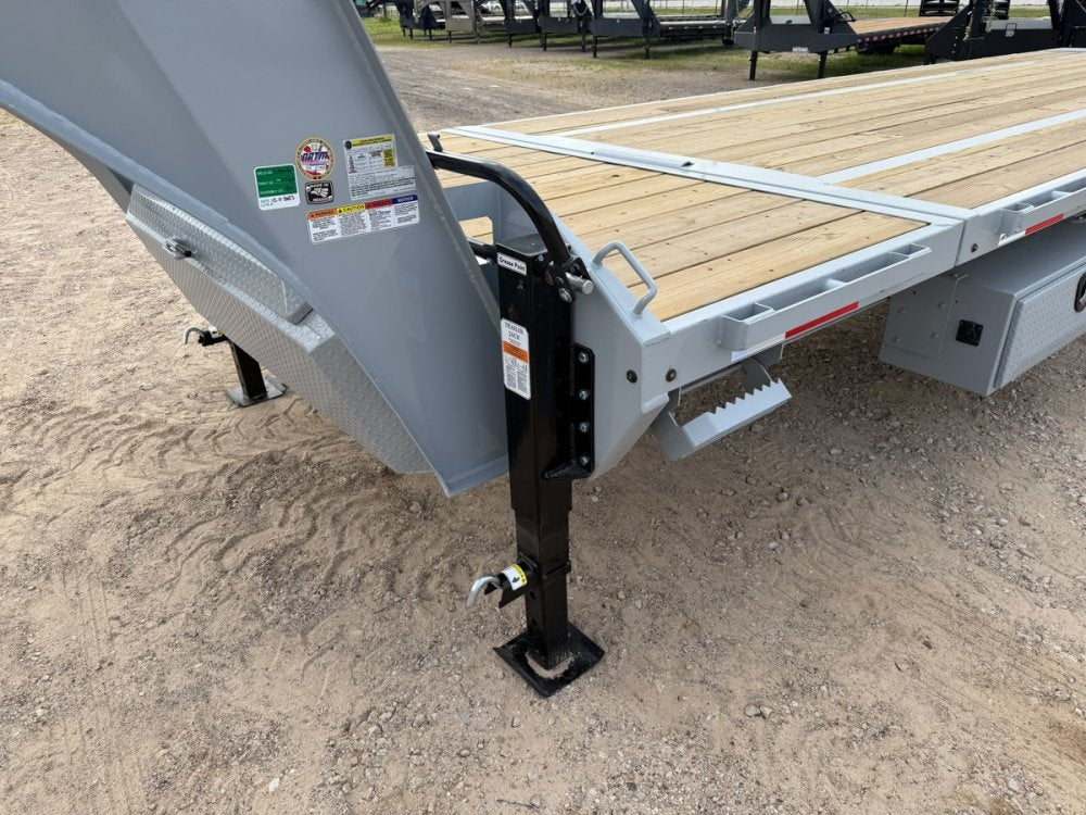 28' Horizon FTS Gooseneck Hydraulic Deckover Tilt Trailer - 10K Axles 15109