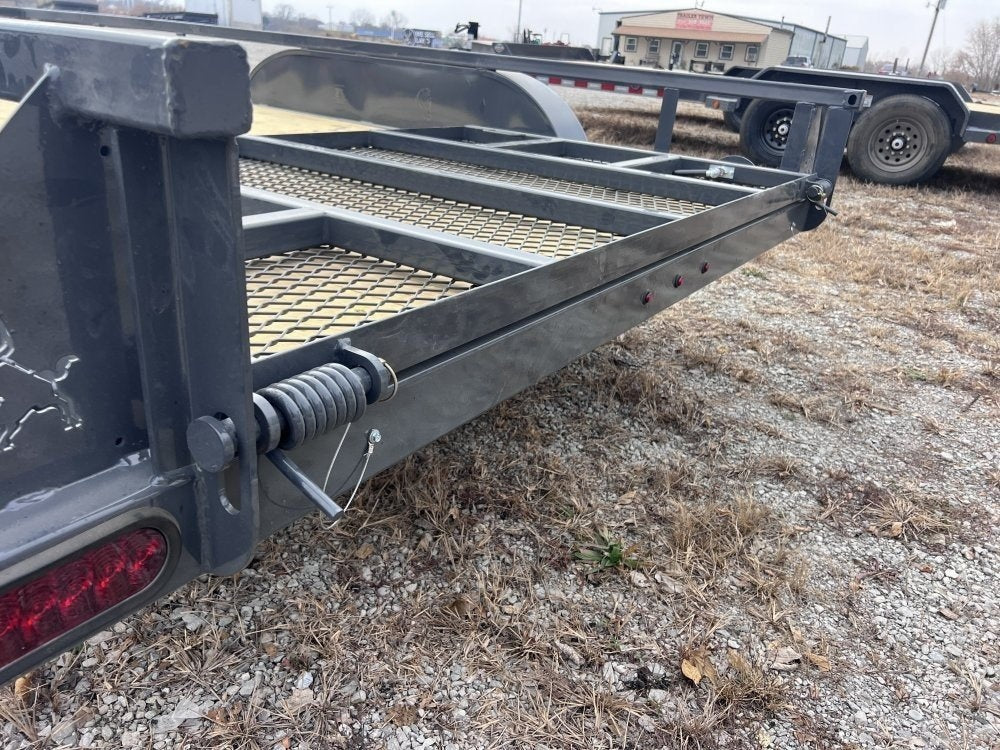 14' x 83" Iron Bull UTB Bumper Pull Utility Trailer - (2) 3,500 lb Axles 112464