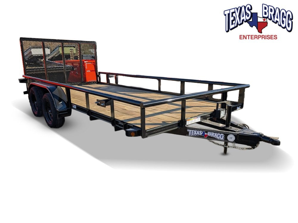 6.5 x 16 TA Pipe Top Utility Trailer Texas Bragg 6.5K 260712