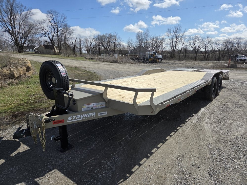 24' Stryker SET Bumper Pull Equipment Trailer DOF - (2) 7K Axles 4079