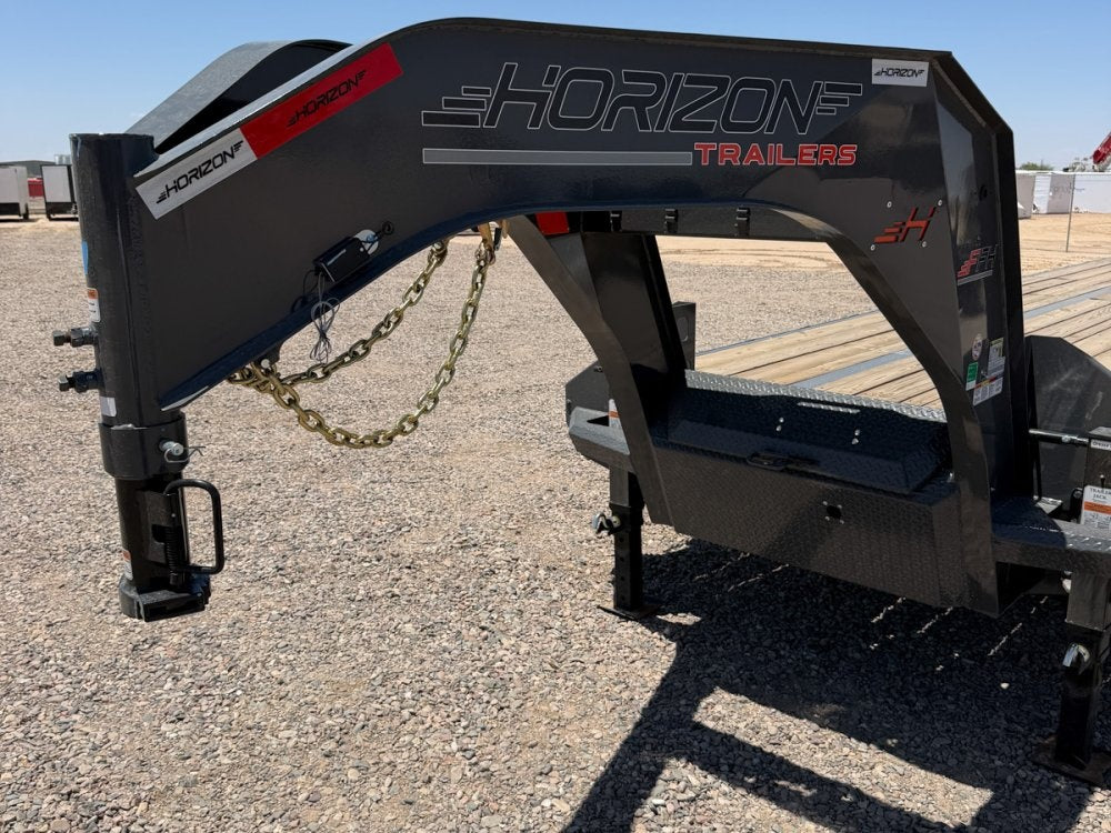 36' Horizon FFH Gooseneck Deckover Full Tilt Trailer - (2) 10k Axles 012397