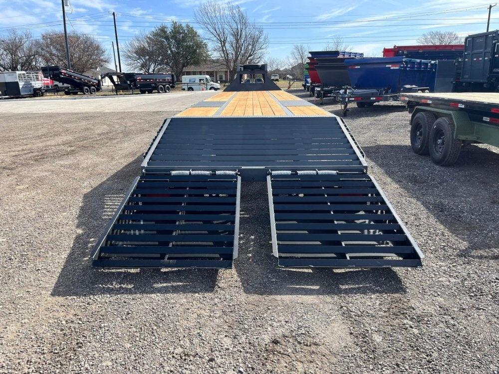 40' DKO Gooseneck Deckover 35' + 5' Mega Ramps (2) 12K Axles 011385