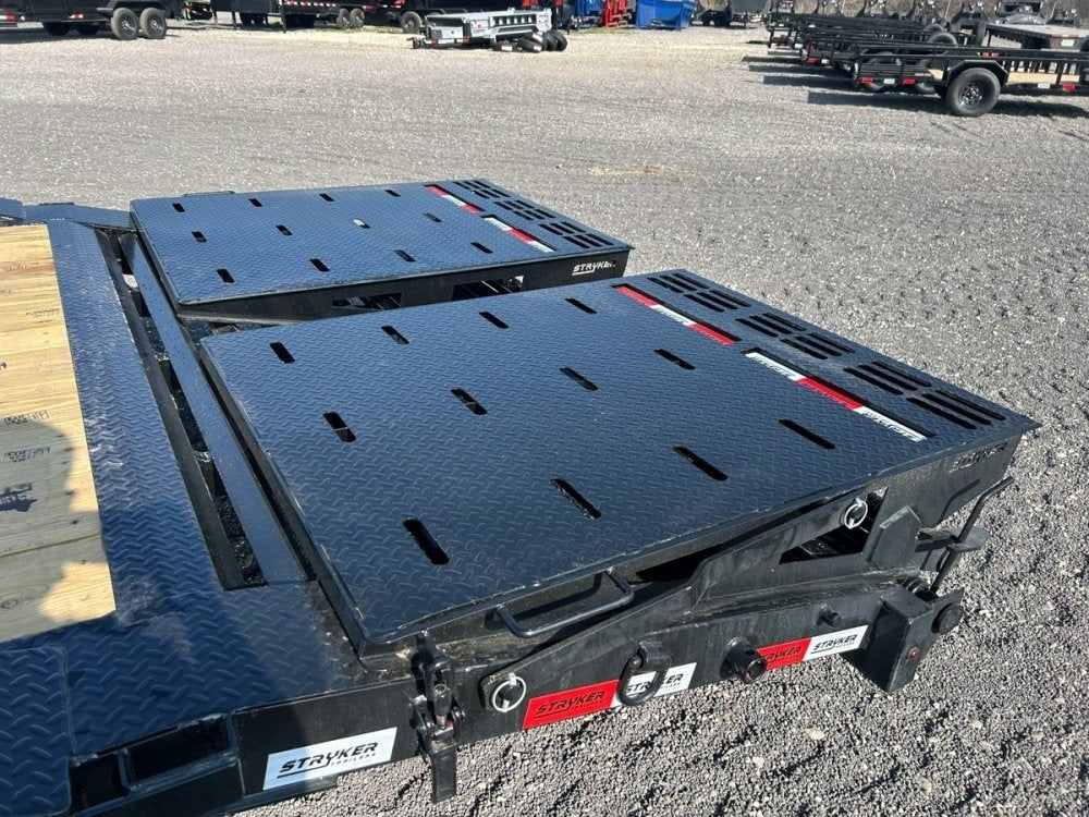 24' Stryker SET Bumper Pull Equipment Trailer DOF - (2) 7K Axles 4078