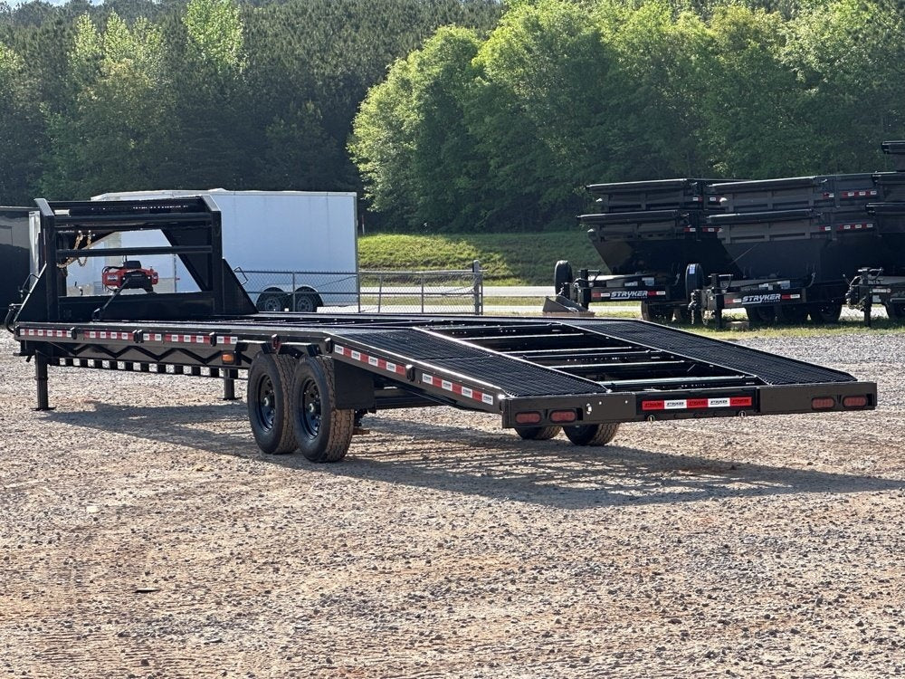 36' Stryker Gooseneck Mesh Deck Multi Car Haulers (2) 8k Axles - 12k GVWR Derated 004596