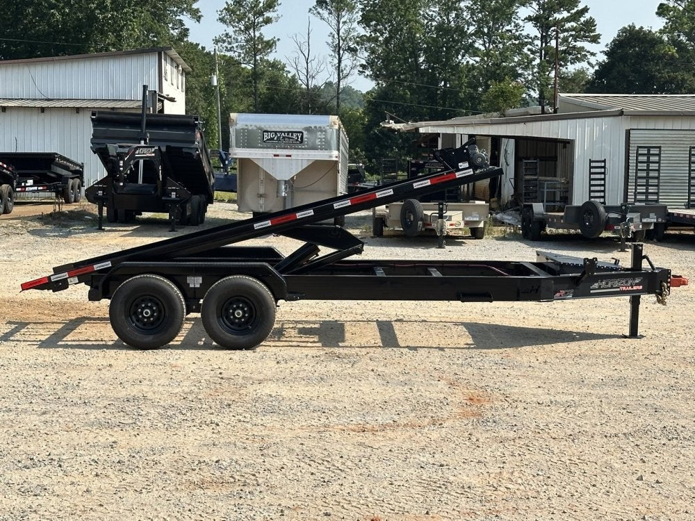 16' Horizon RDZ Bumper Pull Roll Off Base Trailer - (2) 7K Axles 017915