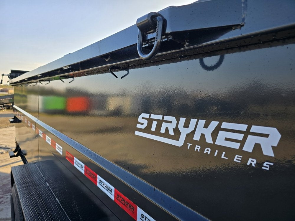 16' Stryker SDT Bumper Pull Dump Trailer 48" Side Walls - (2) 7k Axles 3760