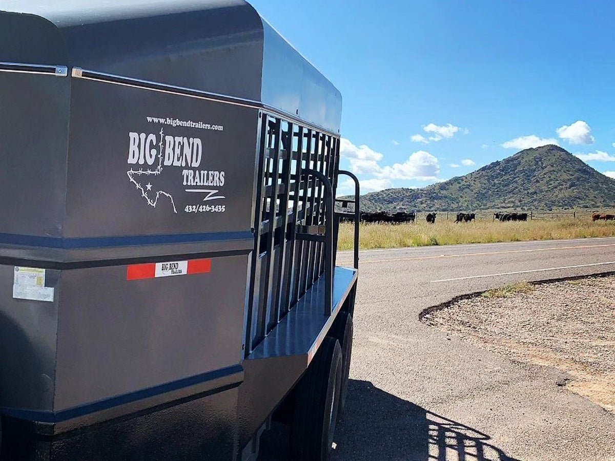 Big Bend Bumper Pull Livestock Trailer