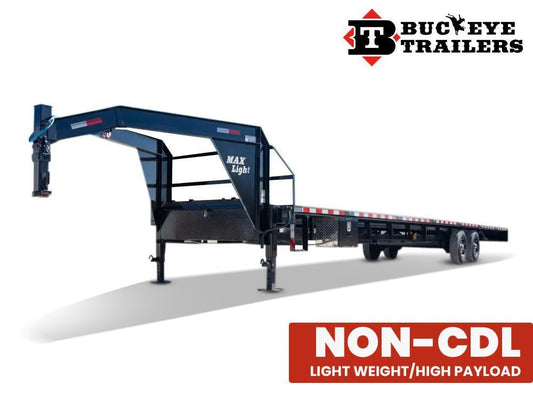 Buckeye Max Light 40′ Gooseneck Flatbed Trailer