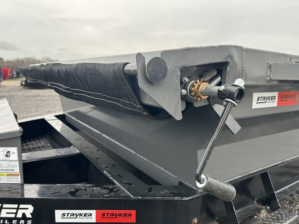 14' Stryker EDT Bumper Pull Dump Trailer 20" Side Walls - (2) 7k Axles 4244