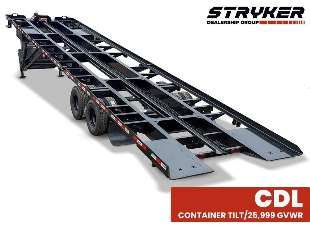 40' Stryker SCT Gooseneck Container Tilt Trailers - (2) 12K Axles 004453