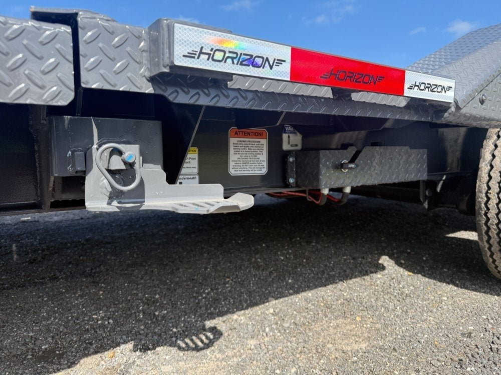 24' Horizon HET Bumper Pull Equipment Tilt Trailer Drive Over Fenders - (2) 10K Axles 015466
