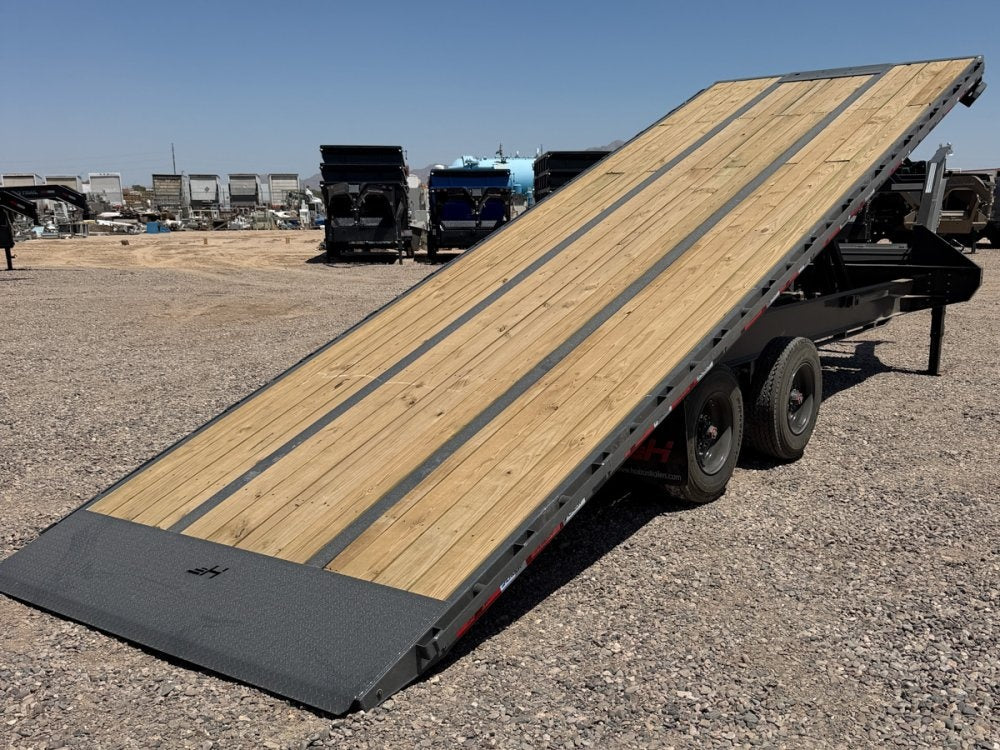 26' Horizon FFHSS Gooseneck Deckover Full Tilt Trailer - (2) 10K Axles 014792