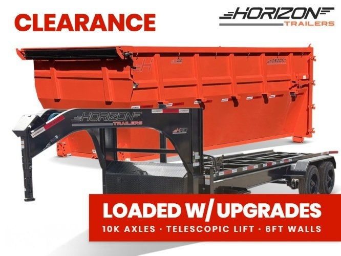 Horizon 16' HRD GN Roll off Bundle (2) 10k Axles + Bin 6' Walls 016073