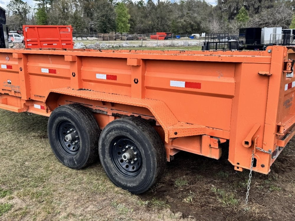 14' x 7' ED Trailers Bumper Pull Dump 881