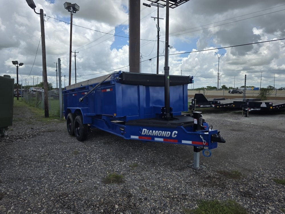 14' LPT BP Low Profile Dump Trailer - 8k Axles - Telescopic 302134