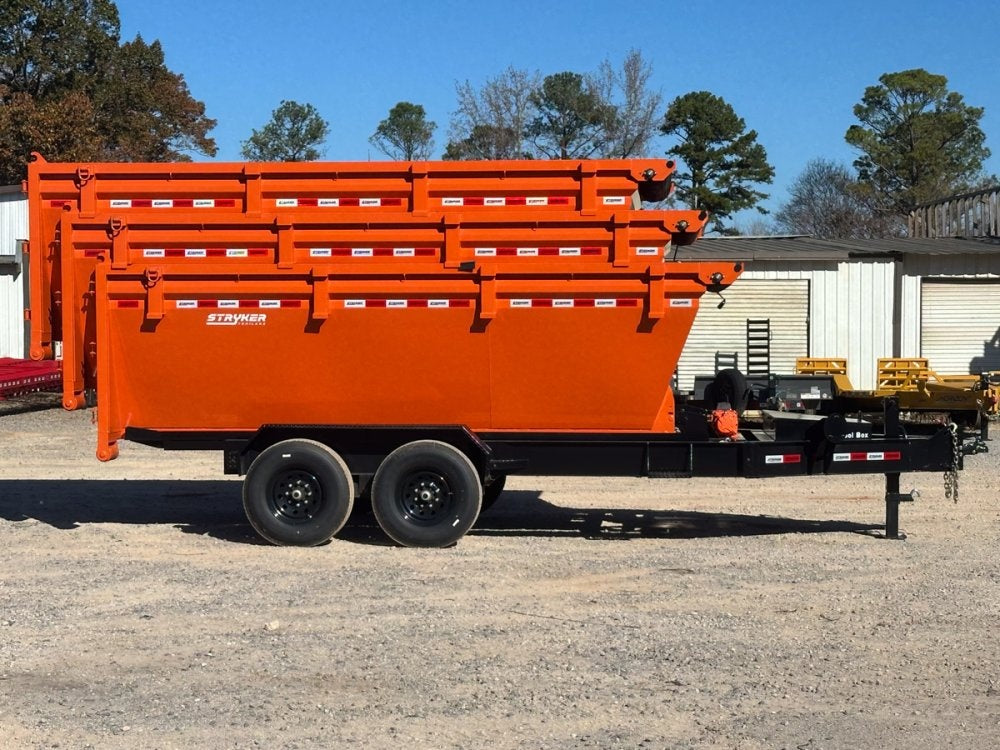 Stryker 14' BP Roll off Bundle (2) 7k Axles + 3 Bins w/ 4' Walls 2579