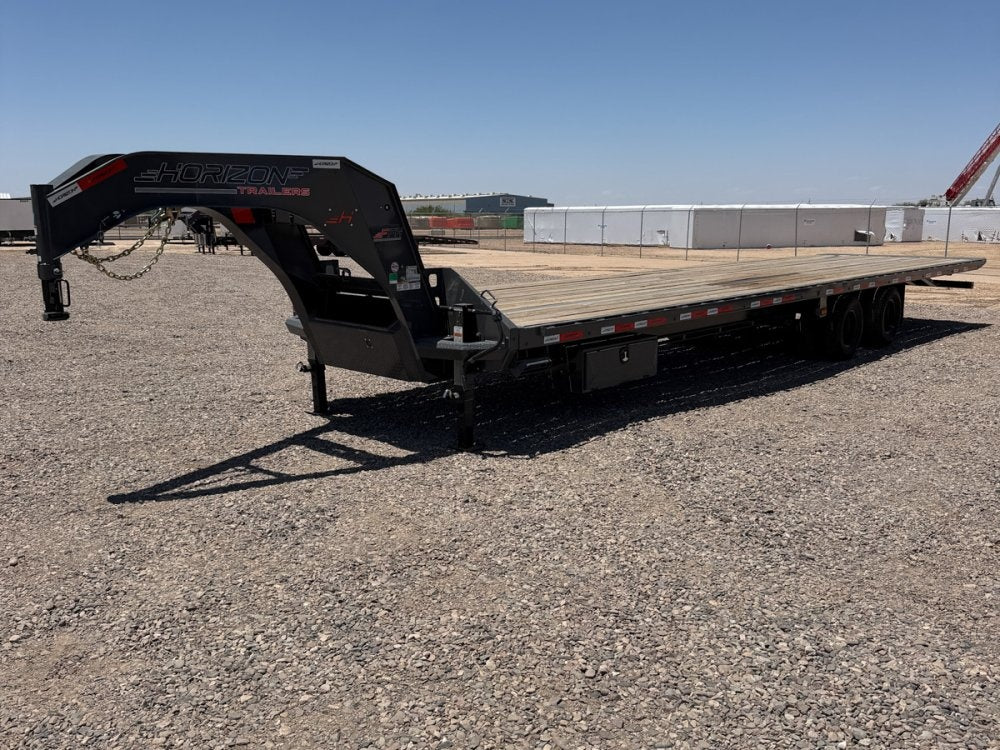 36' Horizon FFH Gooseneck Deckover Full Tilt Trailer - (2) 10k Axles 012397