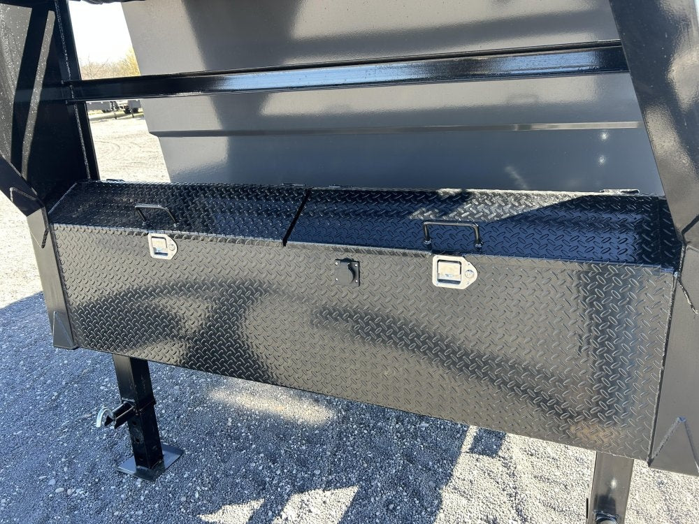 14' Stryker SDT Gooseneck Dump Trailer 48" Side Walls - (2) 7k Axles 3930