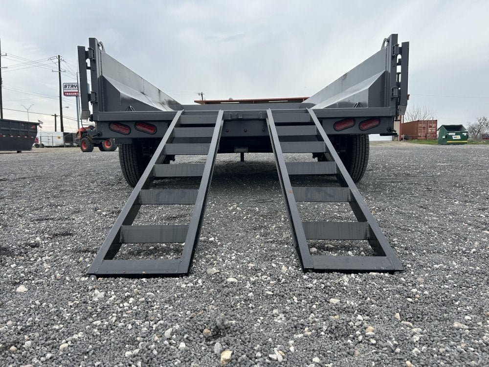 14' Stryker EDT Bumper Pull Dump Trailer 20" Side Walls - (2) 7k Axles 3887