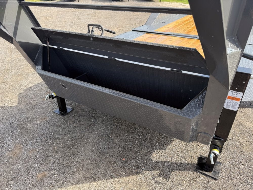 24' Horizon HET Gooseneck Equipment Tilt Trailer Drive Over Fenders - (2) 10K Axles 16856