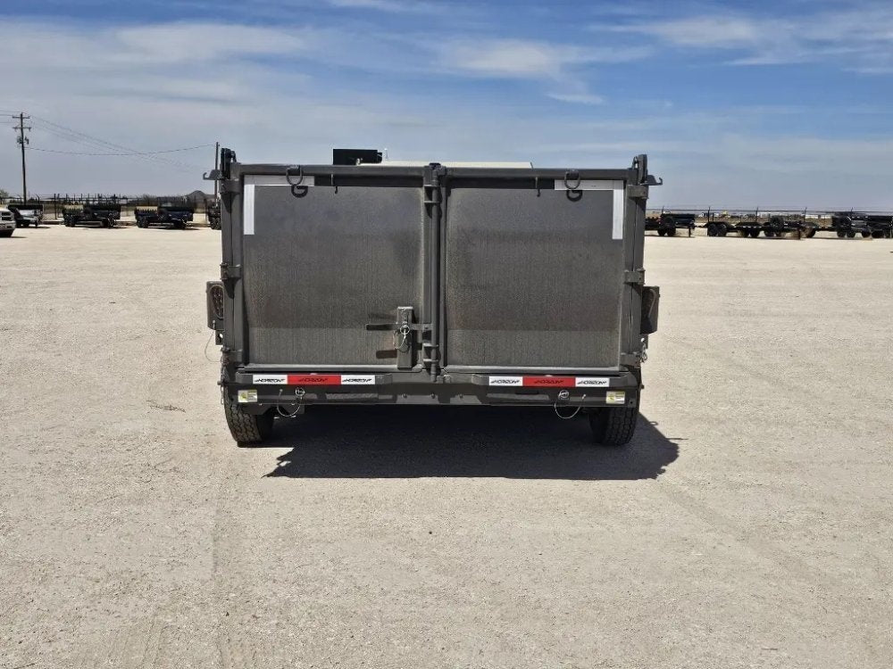16' Horizon LZ7 Gooseneck Dump Trailer 42" Side Walls Telescopic Lift - (2) 7K Axles 15705