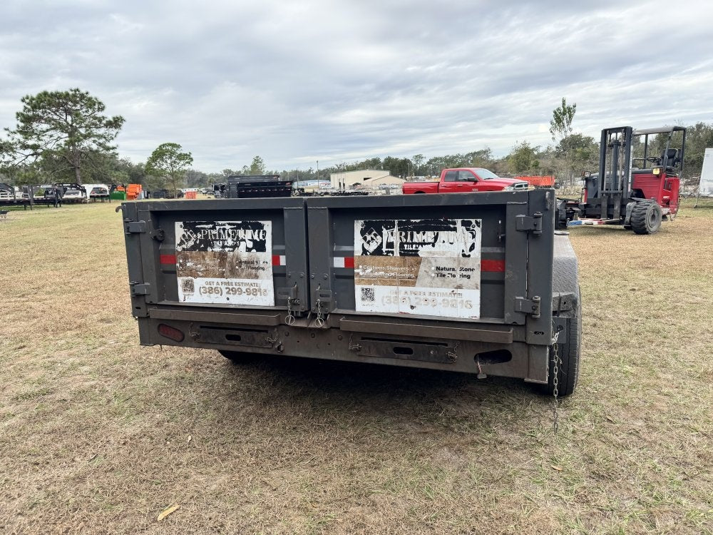 14' x 7' ED Trailers Bumper Pull Dump 986
