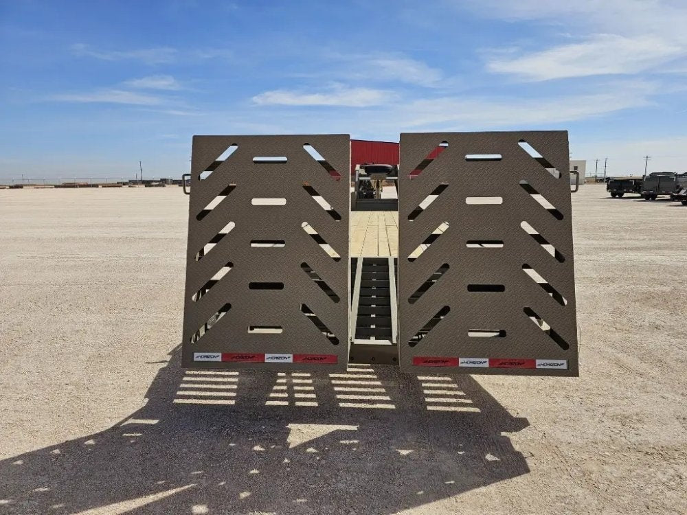 30' Horizon FHZ Gooseneck Dual Wheel Deckover Trailer Mega Ramps - (2) 10K Axles 16432