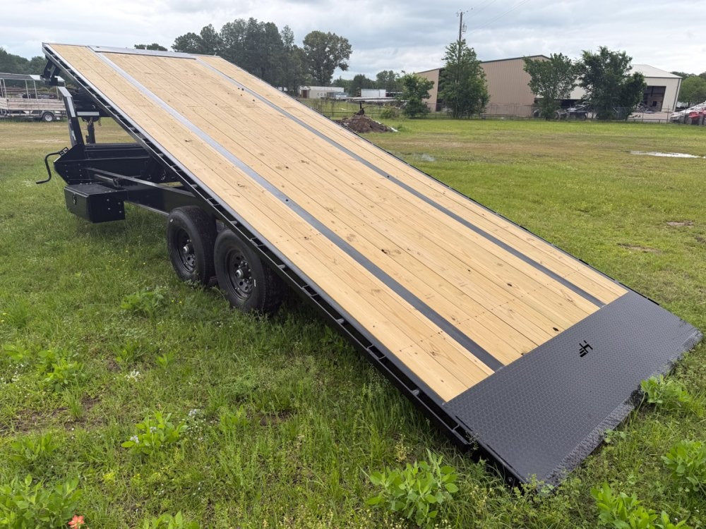 24' Horizon FFT Gooseneck Full Deckover TIlt Trailer - (2) 7K Axles 16920