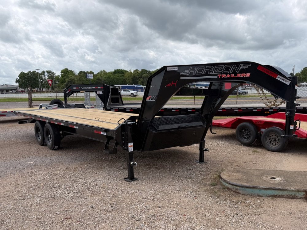 24' Horizon FFT Gooseneck Full Deckover TIlt Trailer - (2) 7K Axles 16920